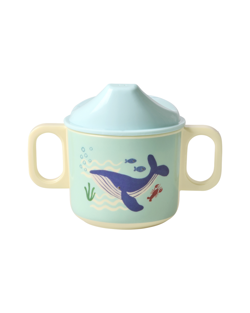 Baby Cup - Blue - Ocean Print