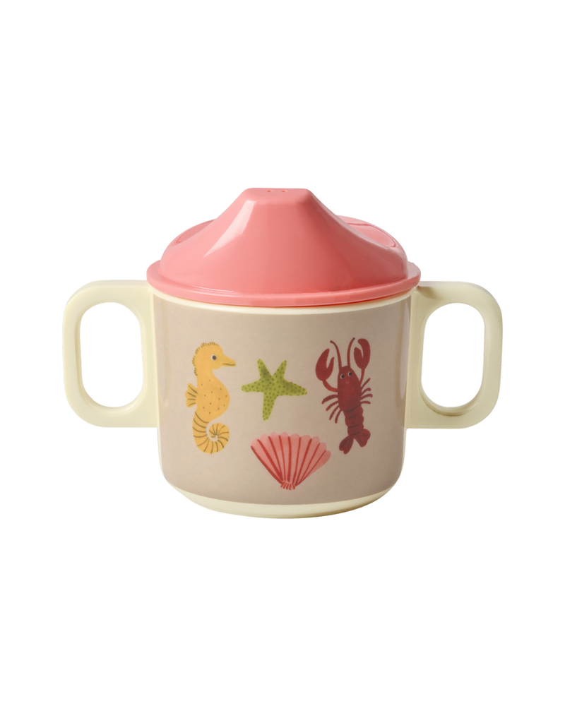 Babybecher - Koralle - Ocean Print