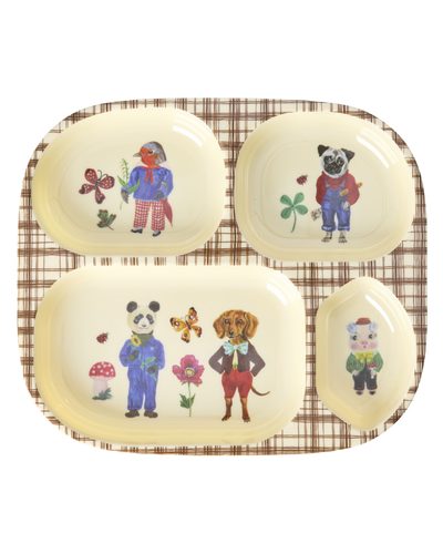 Baby Dinner Set - Brown - Giftbox