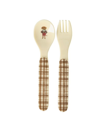 Baby Dinner Set - Brown - Giftbox