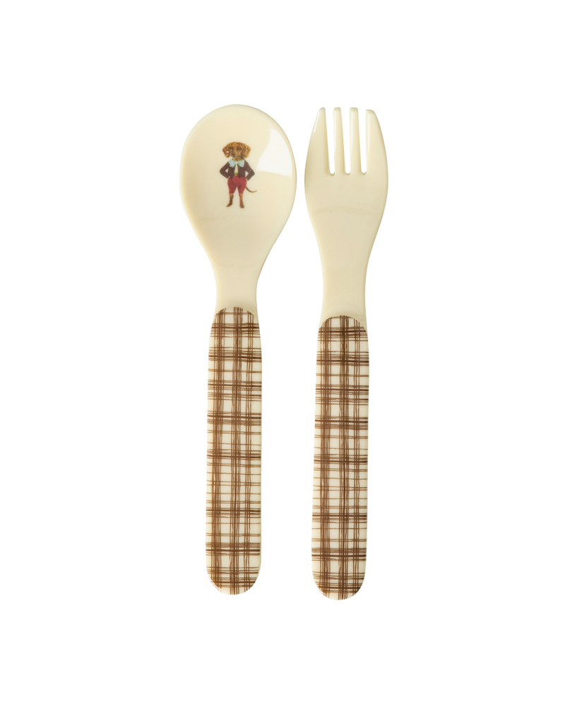 Baby Dinner Set - Brown - Giftbox