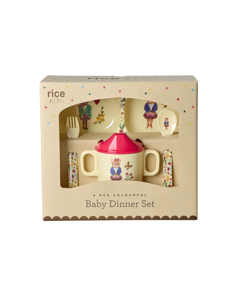 Baby-Geschirrset - Crème - Nathalie Lété Vol. 2 Print - Geschenkbox