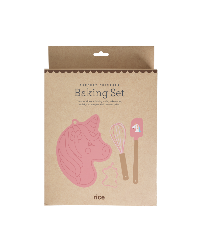 Silicone Baking Mold - Coral - Unicorn Love Theme - Set of 4