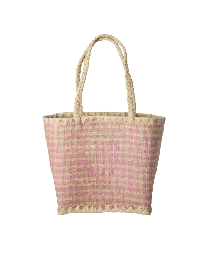 Small Raffia Bag - Pink