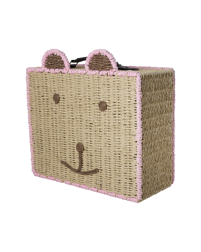Bear Suitcase - Pink