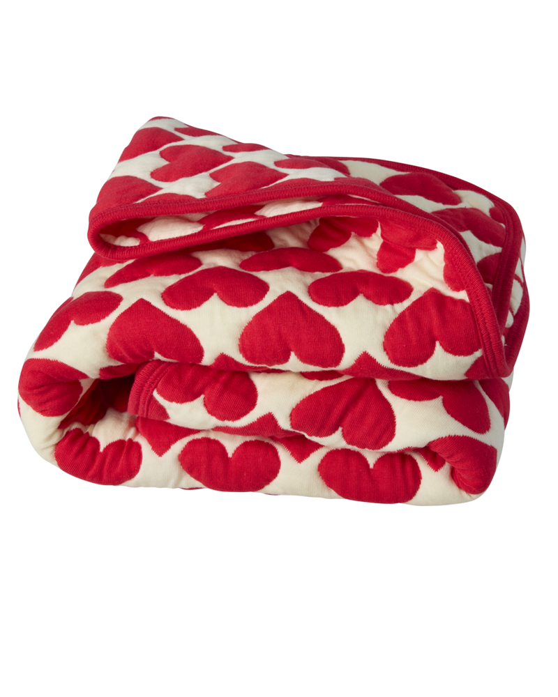 Small Cotton Quilt - Red