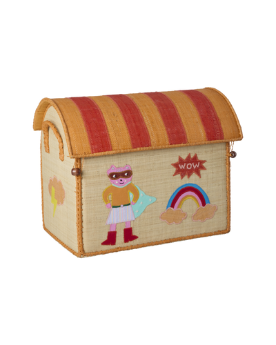 Raffia Storage House - Nature - Hero Theme - Set of 3