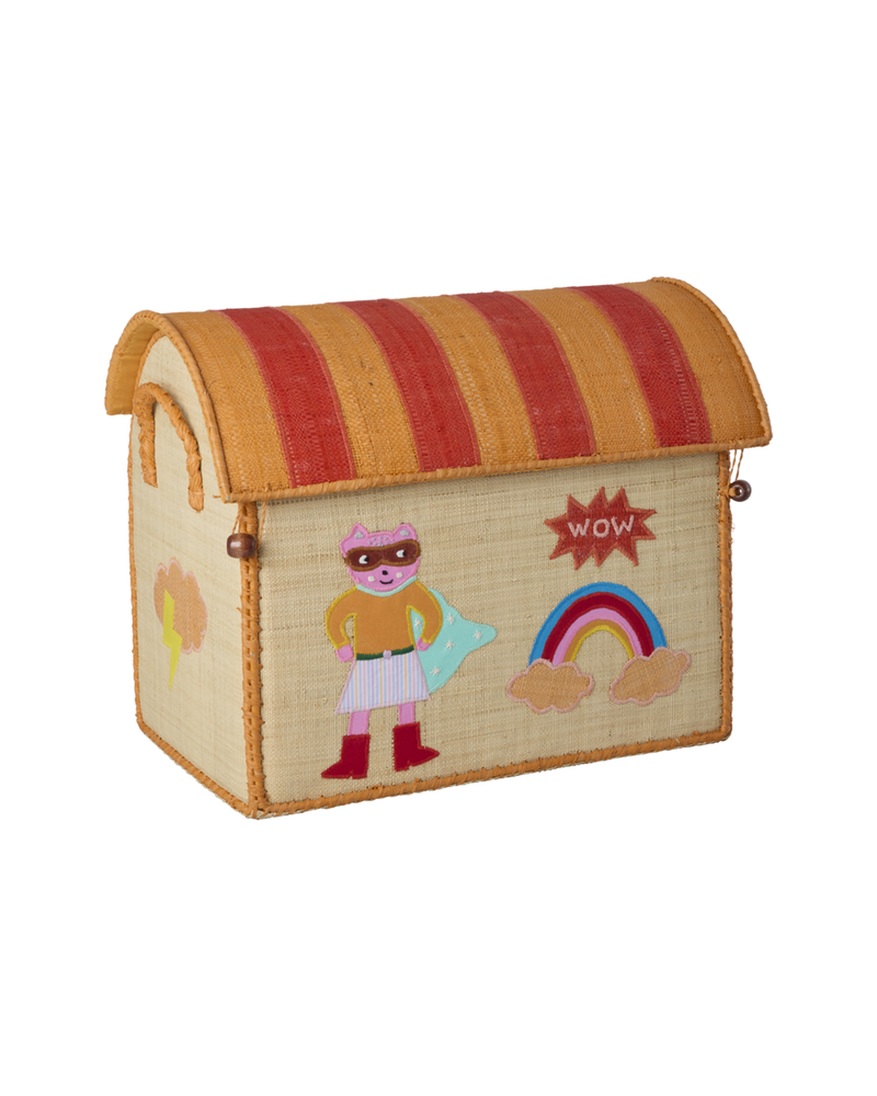 Raffia Storage House - Nature - Hero Theme - Set of 3