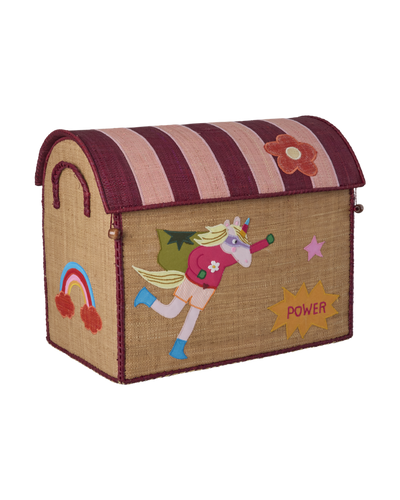 Raffia Storage House - Nature - Hero Theme - Set of 3