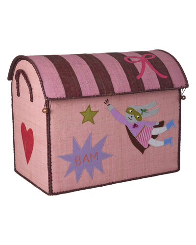 Raffia Storage House - Nature - Hero Theme - Set of 3