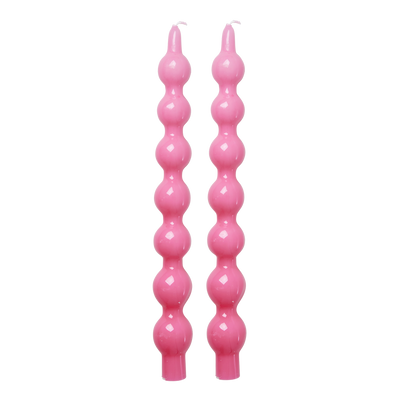 Bougies - Rose - Pack de 2