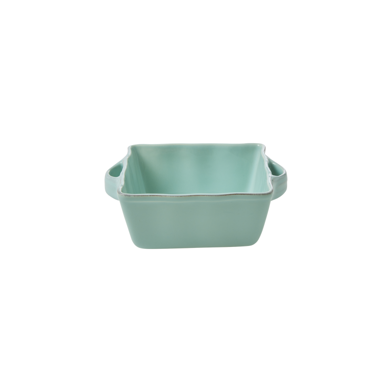 Extra piccolo Quadrato Ceramica Pirofila da Forno - Menta