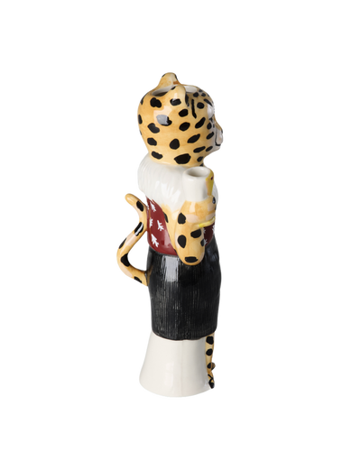 Leopard Ceramic Vase - Yellow - Nathalie Lété