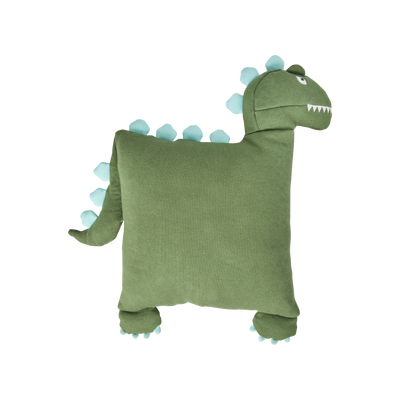 Dinosaure Coton Coussin - Vert