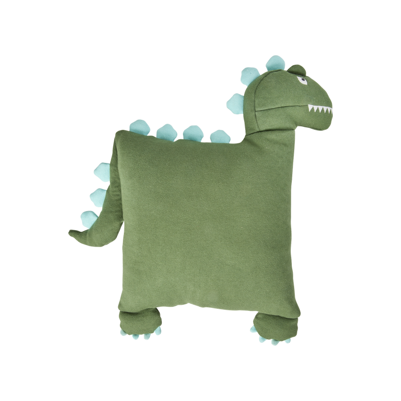 Dinosaure Coton Coussin - Vert