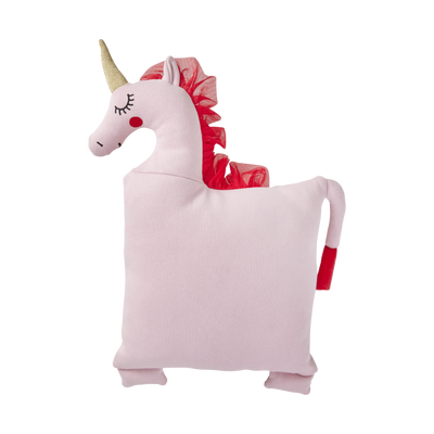 Licorne Coton Coussin - Rose