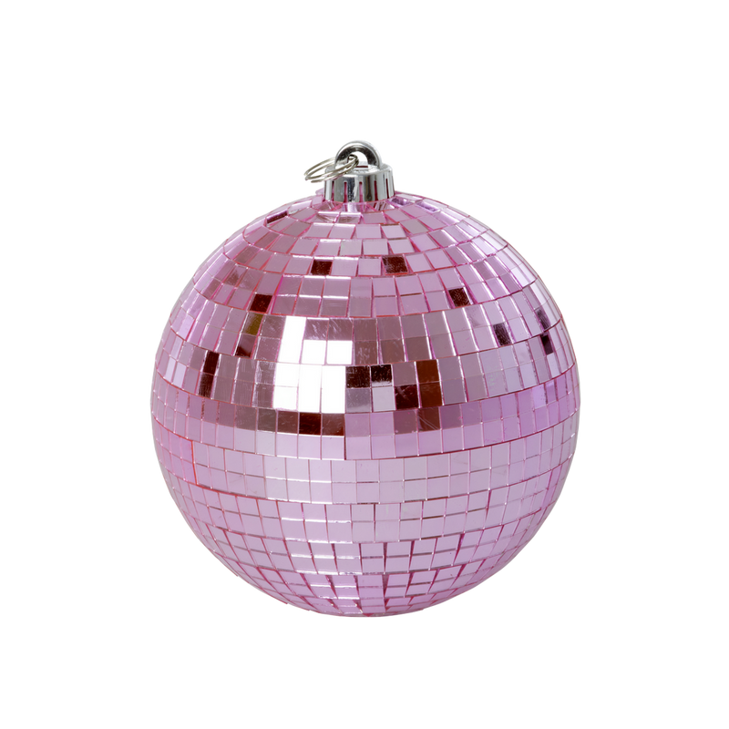 Médium Rond Boule à facettes - Rose