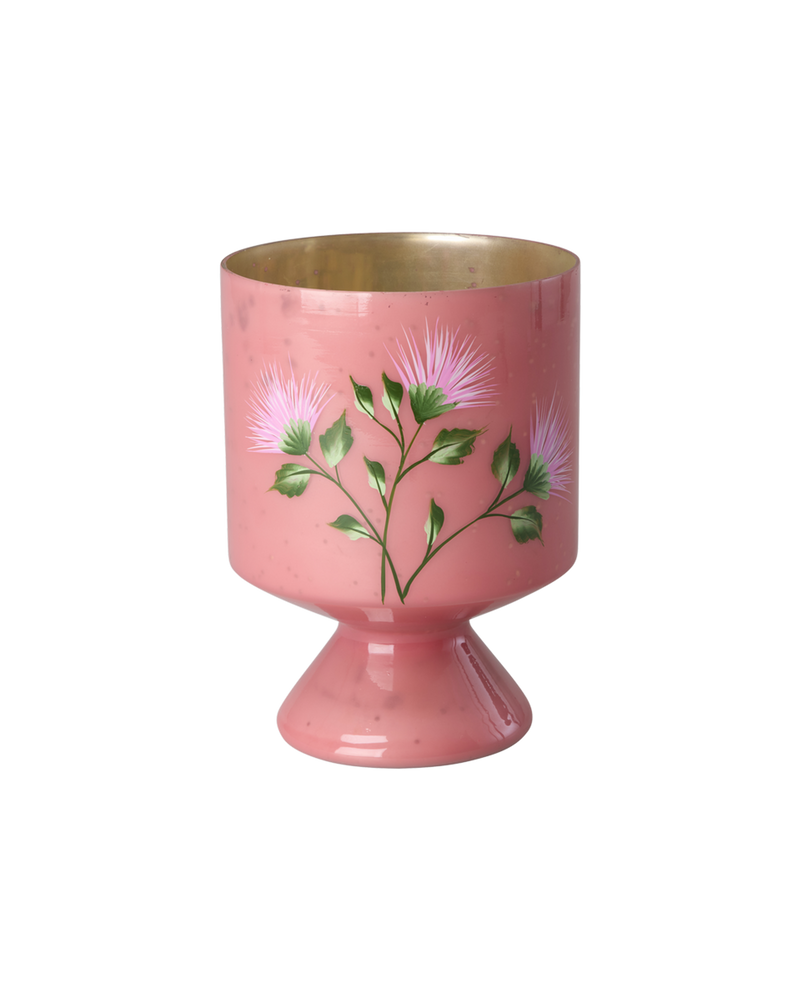 Glass Vase - Pink