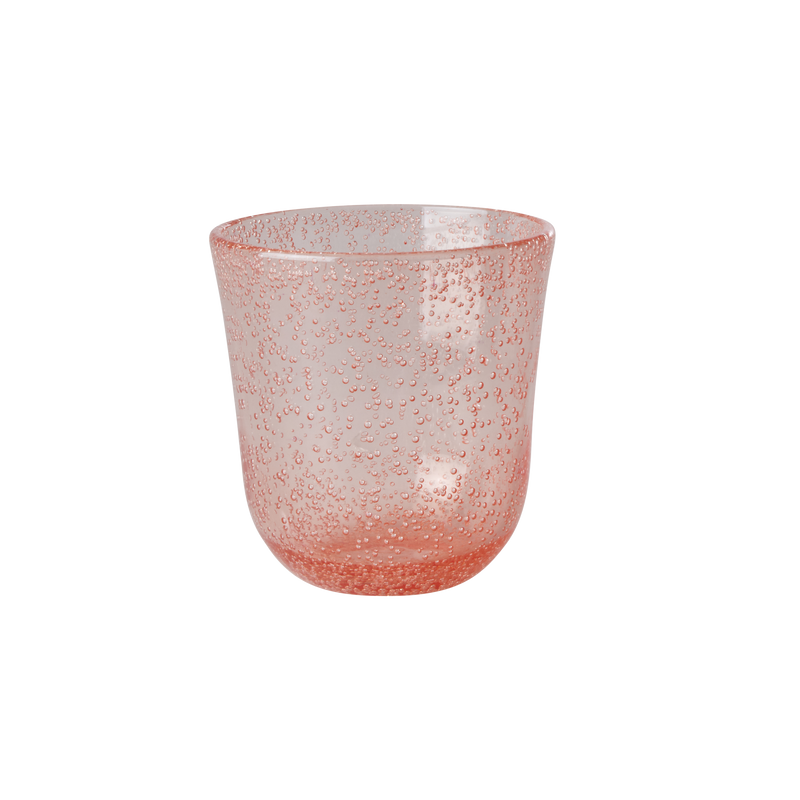 Acrylic Tumbler - Peach - Bubble Design