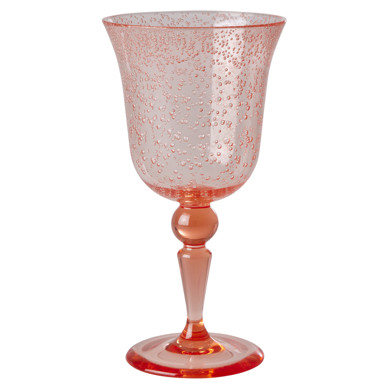 Acrílico Copa de vino - Melocotón - Bubble Design