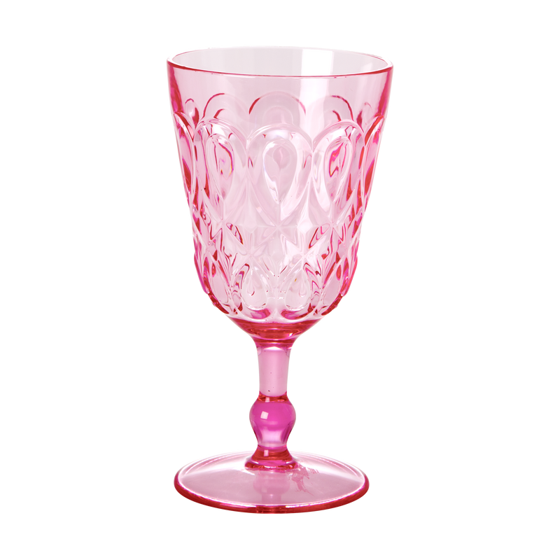 Acrylic Wine Glass - Pink