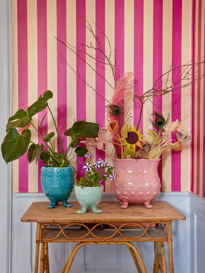 Extra Large Ceramic Flower Pot - Pink Environment