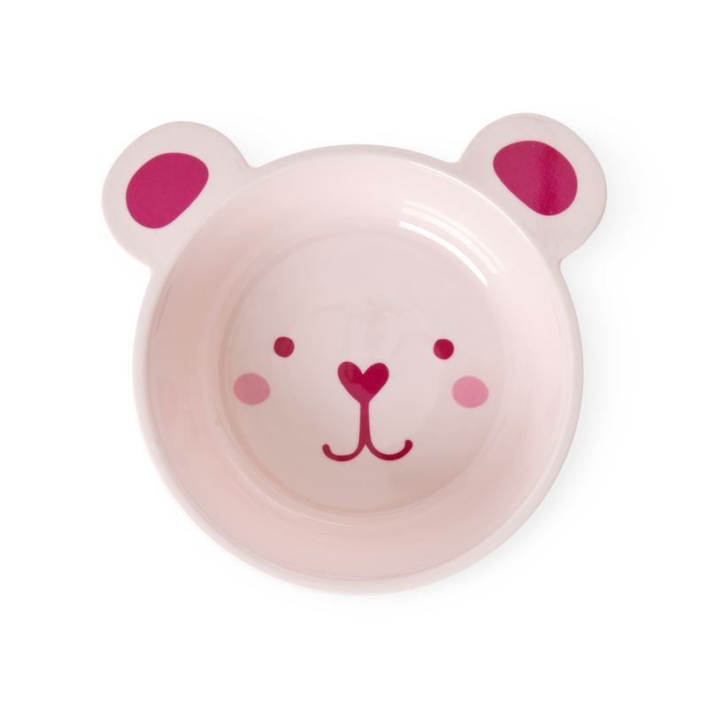 Orso Ciotola per Bambini - Rosa tenue