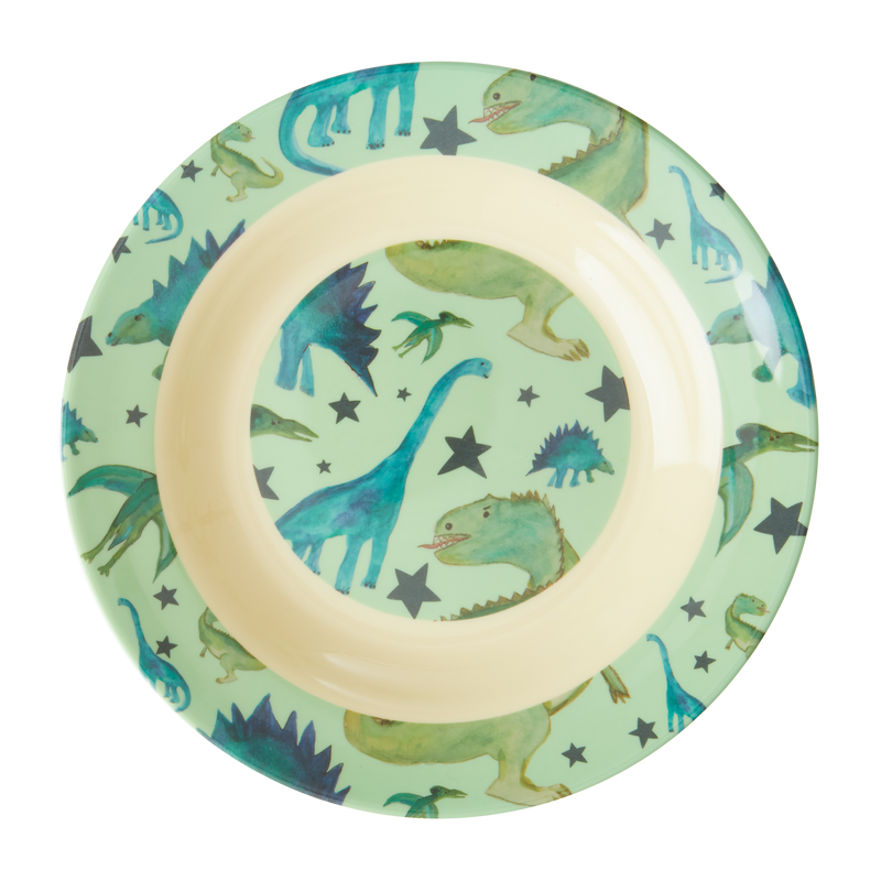 Kinderschüssel - Mint - Dino Print