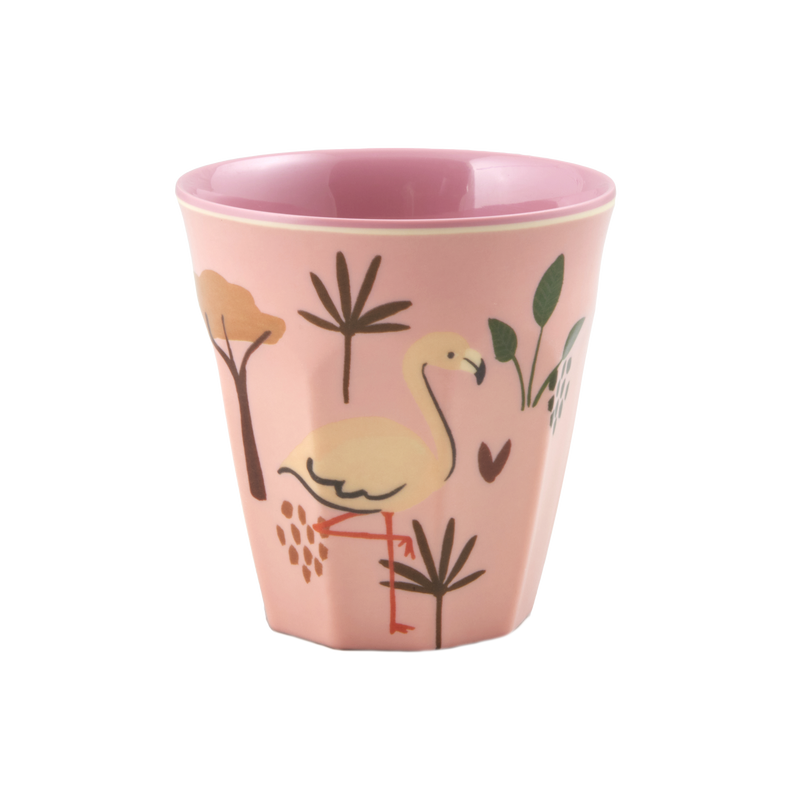 Kleine Kinderbecher - Pink - Pink Jungle Animal Print