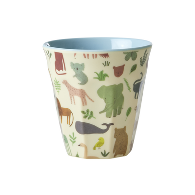 Piccolo Tazza per Bambini - Blu tenue - Sweet Jungle Print