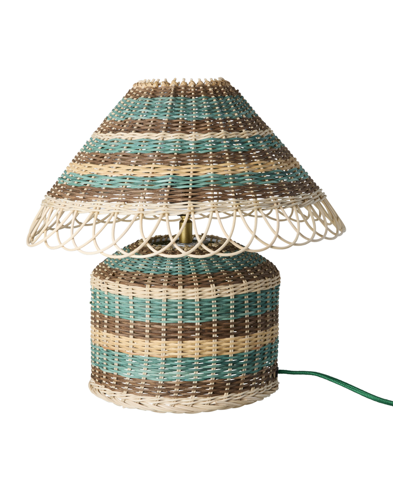 Low Nature Rattan Table Lamp - Brown