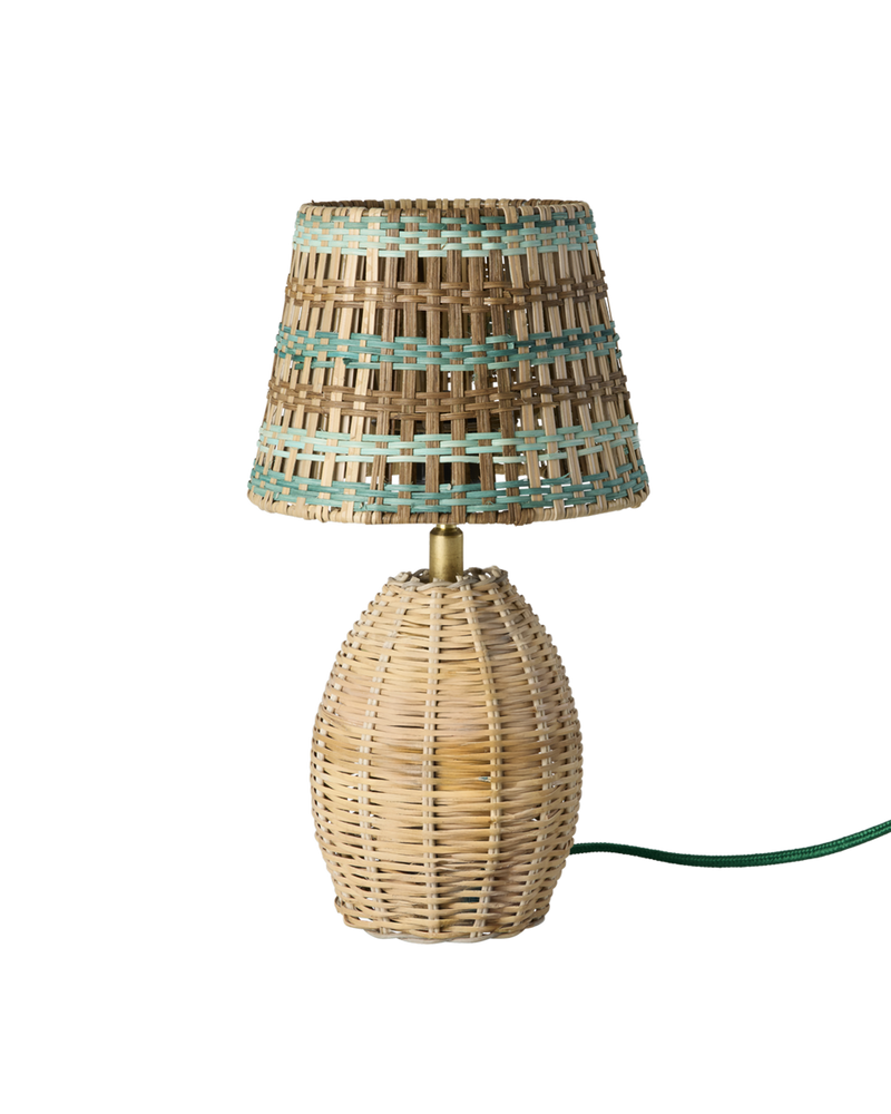 Small Nature Rattan Table Lamp - Pink
