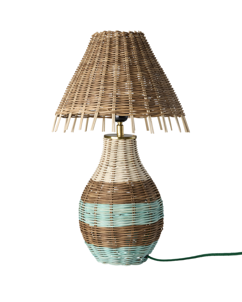 Tall Nature Rattan Table Lamp - Brown