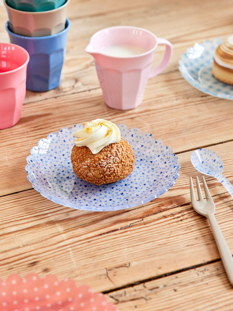 Small Acrylic Cake Plate - Blue