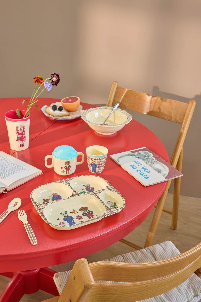 Baby Dinner Set - Brown - Giftbox