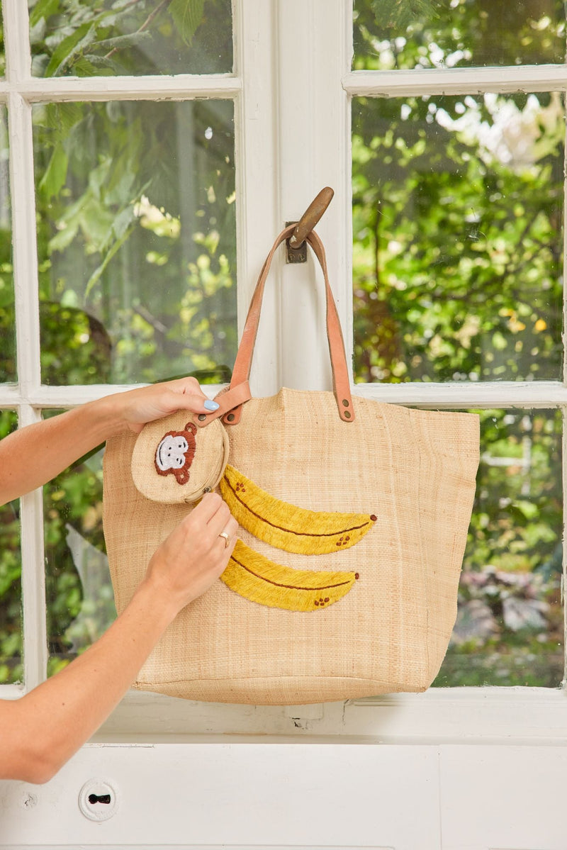 Raffia Tasche - Natürlich - Banana Design