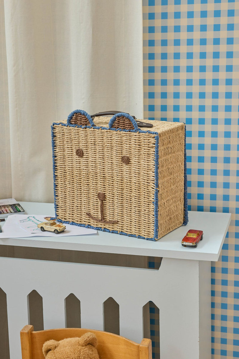 Bear Suitcase - Blue