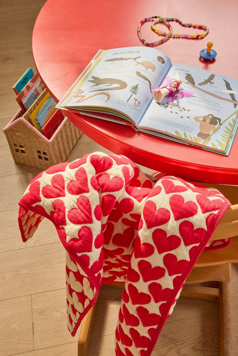 Small Cotton Quilt - Red