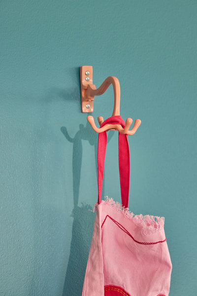 Metal Hook - Pastel Coral