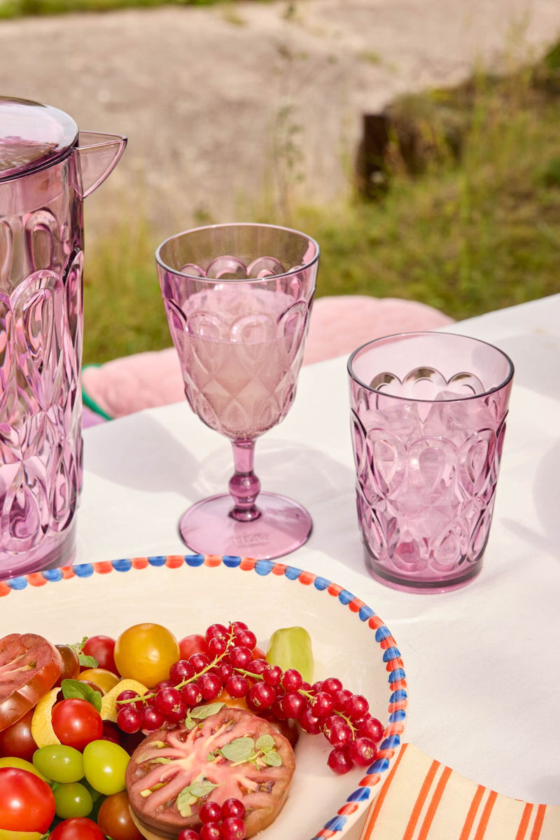 Acrylic Wine Glass - Soft Plum
