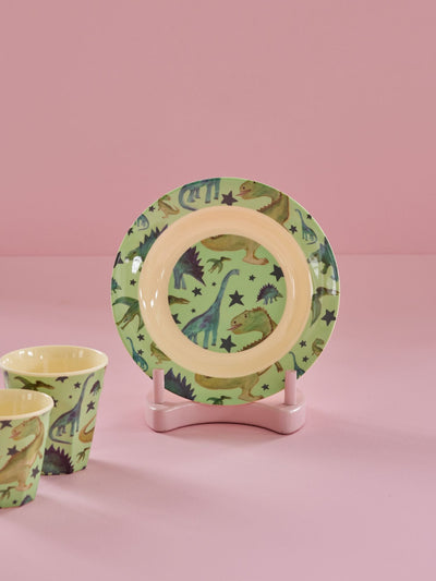 Kinderschüssel - Mint - Dino Print