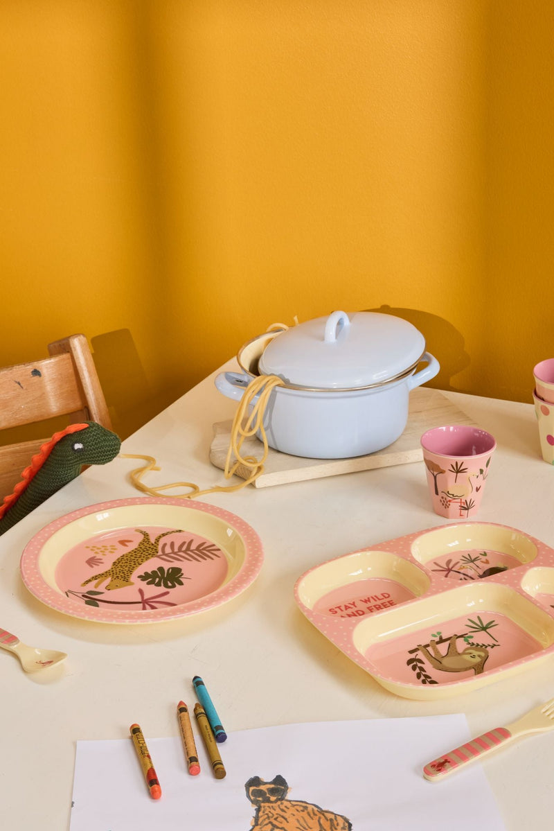 Kleine Kinderbecher - Pink - Pink Jungle Animal Print