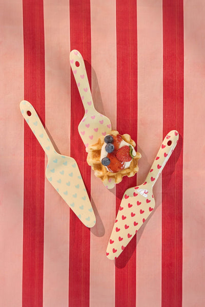 Cake Server - Assorted - Favorite Hearts Prints