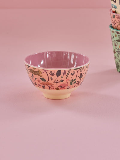 Kleine Kinderschüssel - Koralle - Jungle Print