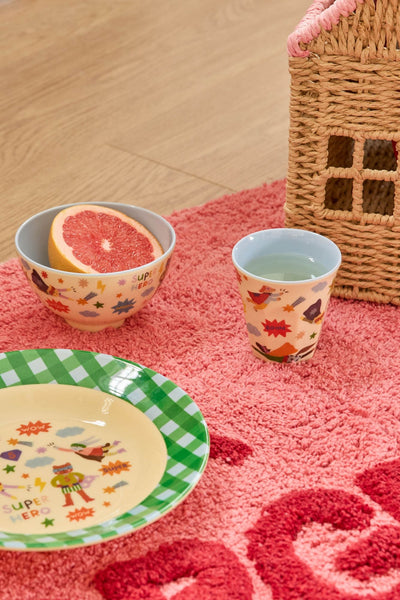 Small Kids Bowl - Soft Blue - Hero Print