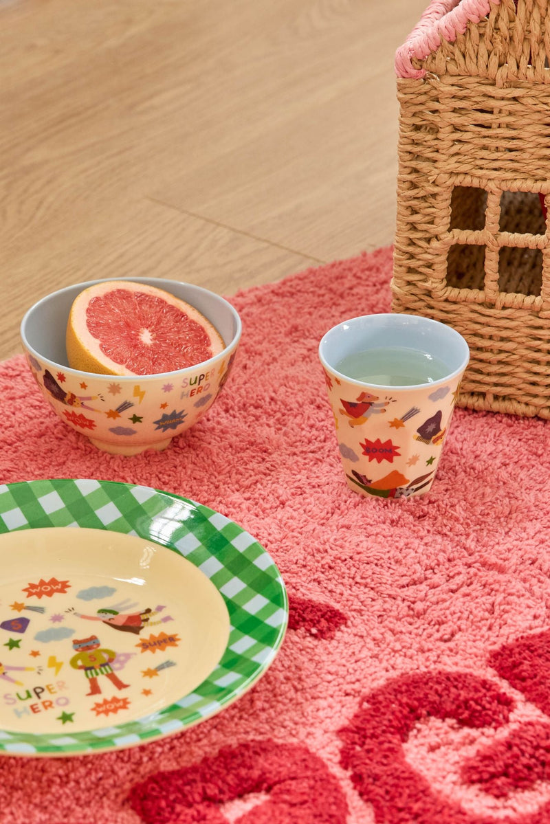 Small Kids Bowl - Soft Blue - Hero Print