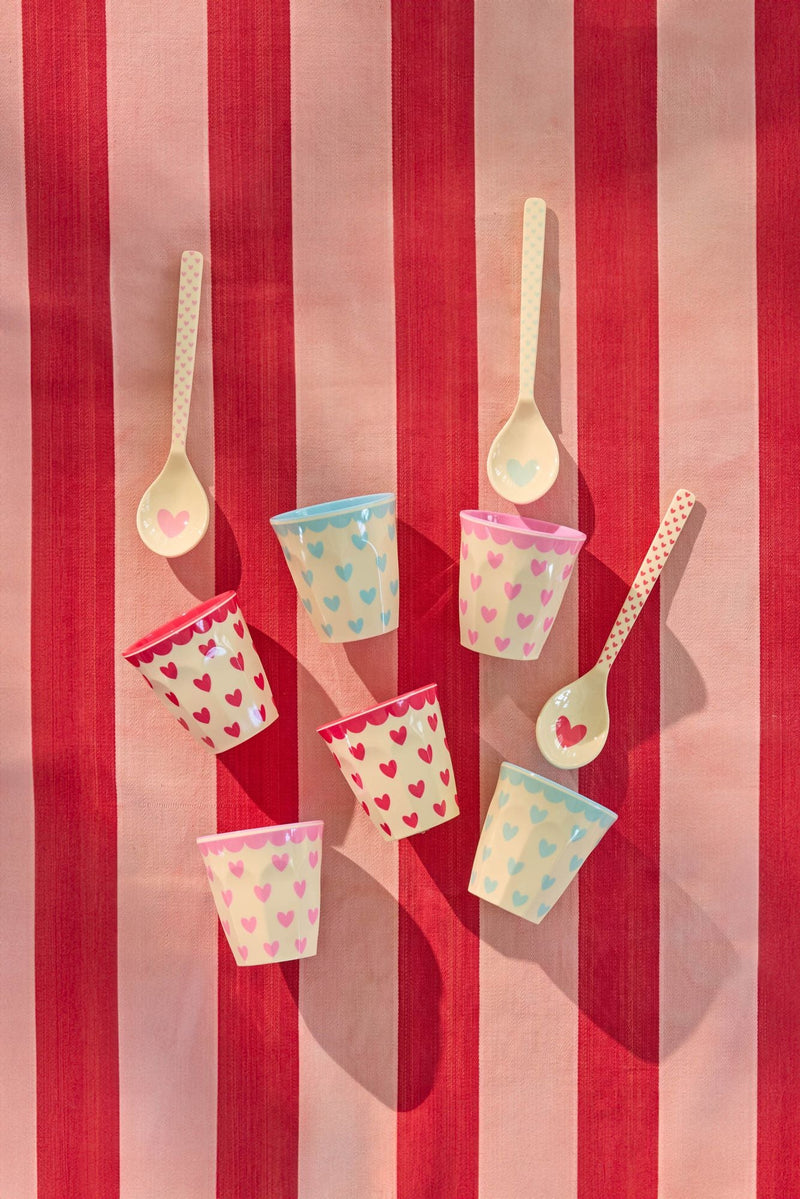 Espresso Cup - Multicolor - Favorite Hearts Prints - 6-pack