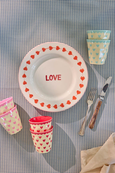 Middelgroot Beker - Meerkleurig - Set van 6