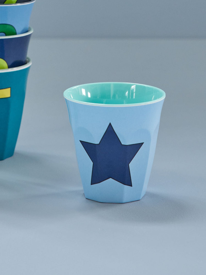 Media Tazza - Blu tenue - Star Print