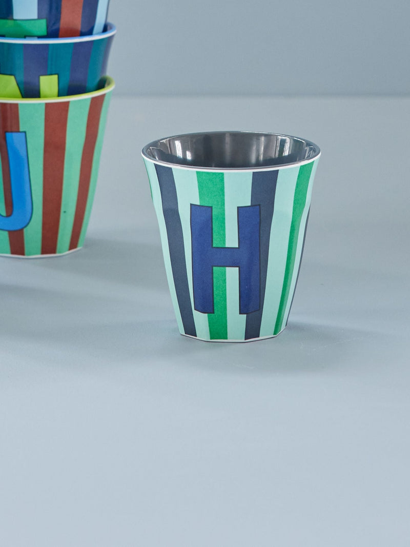 Medium Cup - Multicolor - H - Stripes